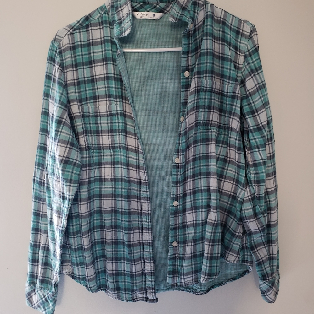 Plaid button up